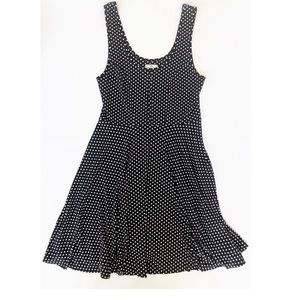 Free People Black and White Polka Dot Dress NWOT